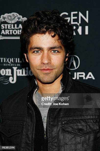 Actor Adrian Grenier attends the Gen Art Film Festival screening of "Teenage Paparazzo" at the School of Visual Arts Theater on April 10, 2010 in New...