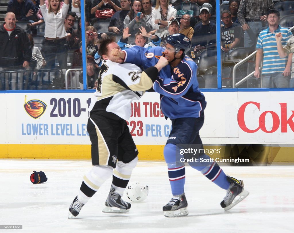 Pittsburgh Penguins v Atlanta Thrashers