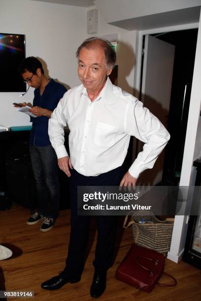 Humorist Philippe Chevalier attends "La Bataille du Rire" TV Show at Theatre de la Tour Eiffel on June 25, 2018 in Paris, France.