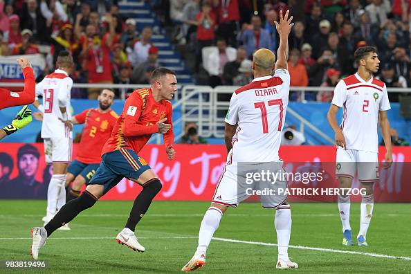 TOPSHOT-FBL-WC-2018-MATCH36-ESP-MAR TOPSHOT-FBL-WC-2018-MATCH36-ESP-MAR