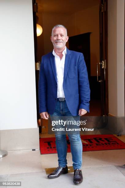 Director of the Theatre de la Tour Eiffel Jean-Michel Mingasson attends "La Bataille du Rire" TV Show at Theatre de la Tour Eiffel on June 25, 2018...