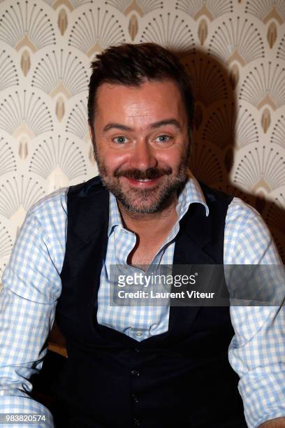Humorist Walter attends "La Bataille du Rire" TV Show at Theatre de la Tour Eiffel on June 25, 2018 in Paris, France.