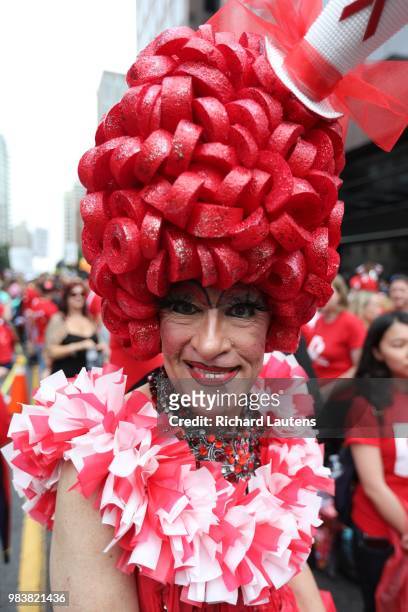 June 24: Danny DeVille is all dressed up for the occasion. Hundreds of thousands came out to celebrate Toronto's Pride Parade. The parade with more...