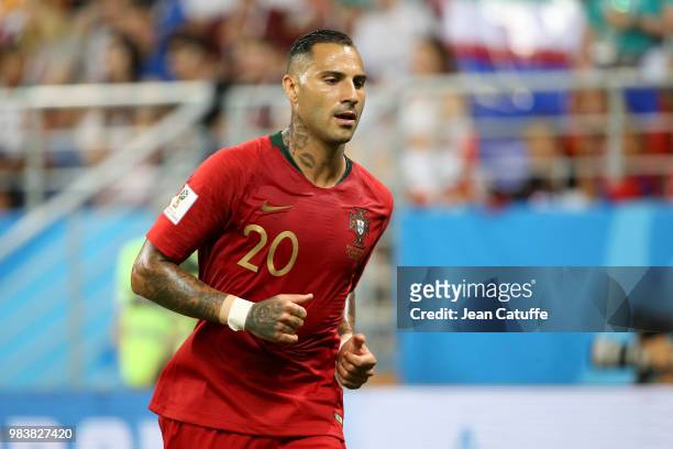 Ricardo Quaresma of Portugal during the 2018 FIFA World Cup Russia group B match between Iran and Portugal at Mordovia Arena on June 25, 2018 in...