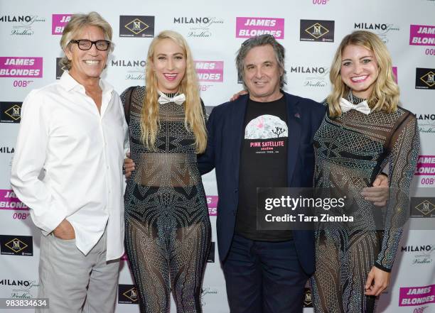 Actors Eric Roberts, Melanie Leanne Miller, Robert Carradine and Geri Courtney-Austein attend 'James Blondes' premiere party and Q&A with Robert...