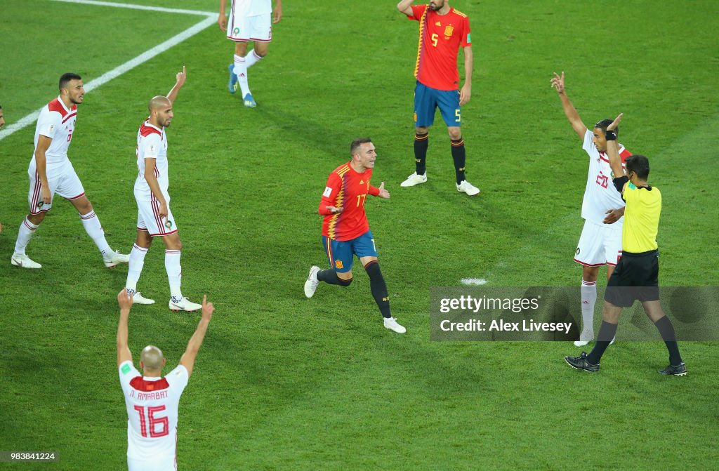 Spain v Morocco: Group B - 2018 FIFA World Cup Russia