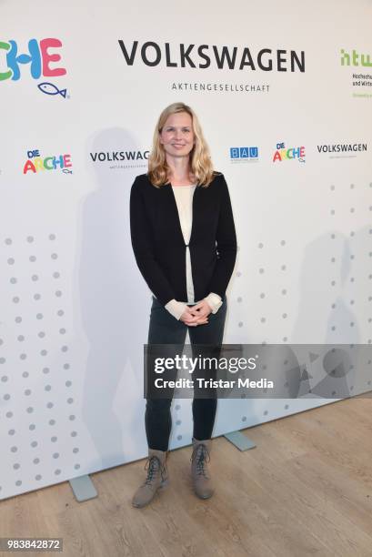 Britta Steffen during the 'VW Drive and die Arche' Charity Event at DRIVE Volkswagen Group Forum on June 25, 2018 in Berlin, Germany.