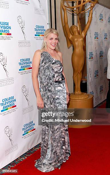 Actress Busy Philipps arrives at the 31st Annual College Television Awards hosted by the Academy of Television Arts and Sciences held at the...