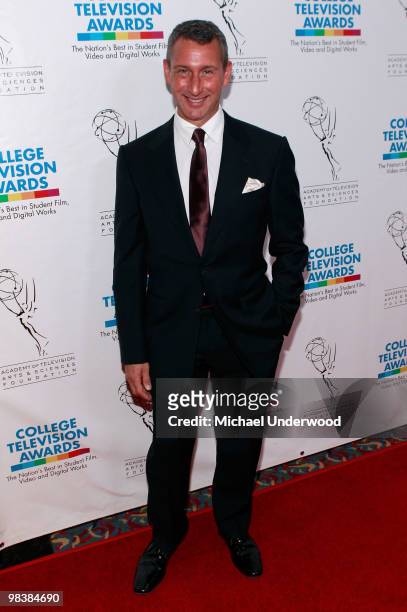 Actor Adam Shankman arrives at the 31st Annual College Television Awards hosted by the Academy of Television Arts and Sciences held at the Hollywood...