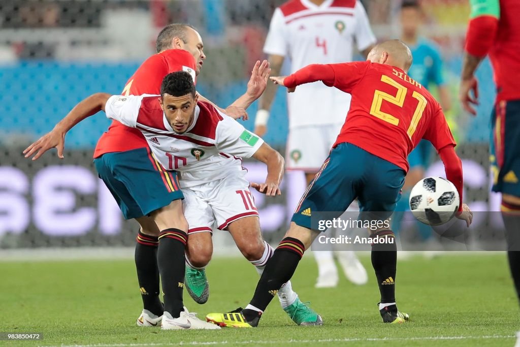 Spain v Morocco : Group B - 2018 FIFA World Cup Russia