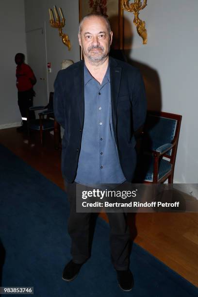 Director Jean-Pierre Jeunet attends Decorations are given at "Ministere de La Culture" on June 25, 2018 in Paris, France.