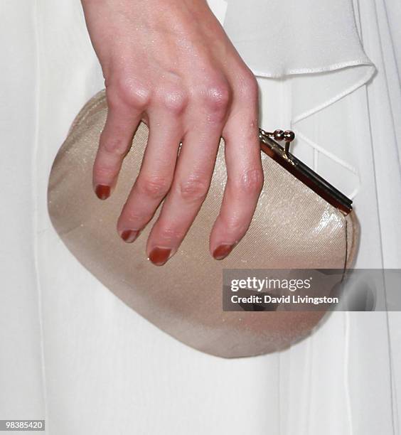 Actress Amanda Righetti attends the 31st Annual College Television Awards at Renaissance Hollywood Hotel on April 10, 2010 in Hollywood, California.