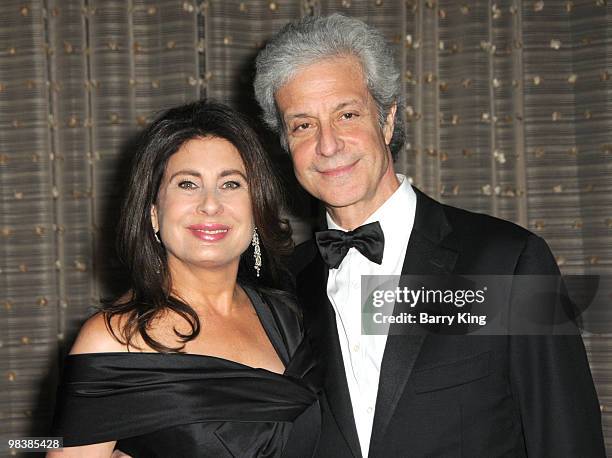 Producer Paula Wagner and agent Rick Nicita arrive to the 24th Annual American Cinematheque Award Ceremony honoring Matt Damon held at The Beverly...