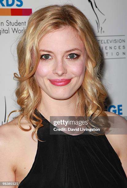 Actress Gillian Jacobs attends the 31st Annual College Television Awards at Renaissance Hollywood Hotel on April 10, 2010 in Hollywood, California.