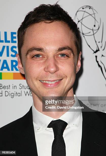 Actor Jim Parsons attends the 31st Annual College Television Awards at Renaissance Hollywood Hotel on April 10, 2010 in Hollywood, California.