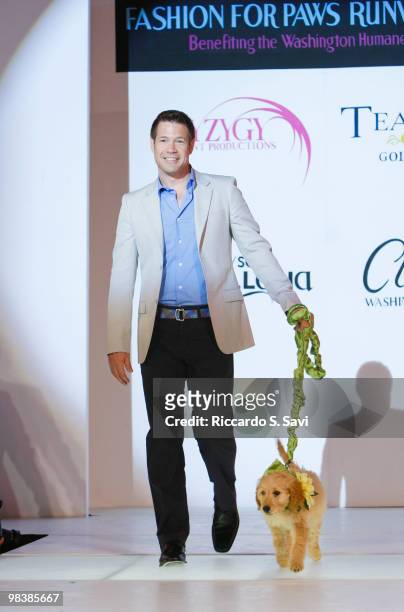 Steve Chenevey attends the 2010 Fashion for Paws runway show at the Embassy of Italy on April 10, 2010 in Washington, DC.