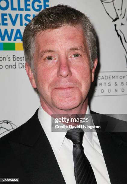 Host Tom Bergeron attends the 31st Annual College Television Awards at Renaissance Hollywood Hotel on April 10, 2010 in Hollywood, California.