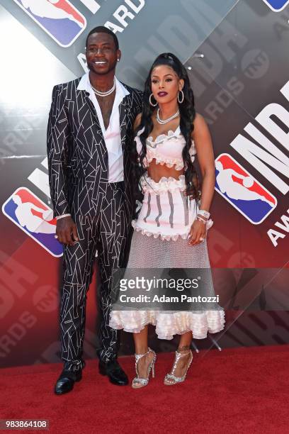 Gucci Mane walks the red carpet before the NBA Awards Show on June 25, 2018 at the Barker Hangar in Santa Monica, California. NOTE TO USER: User...