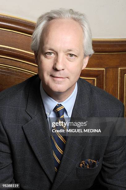 Vice-President of IBM France Communication, Didier Barbe poses on April 10, 2010 during the Cite de la Reussite in Paris. La Cite de la Reussite has...