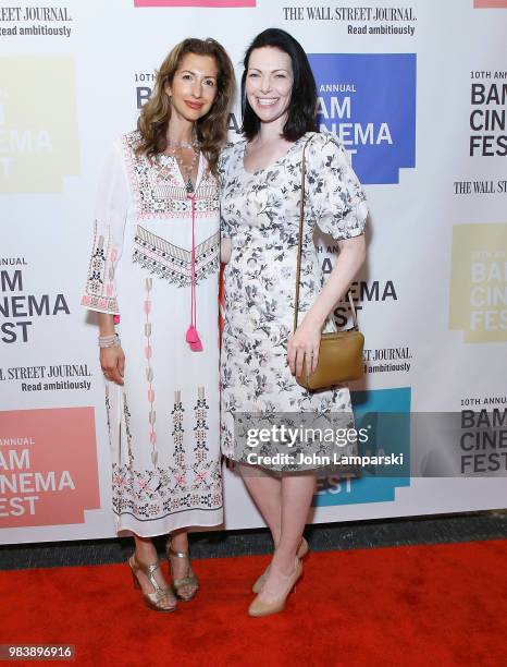 Alysia Reiner and Laura Prepon attend 2018 BAM Cinema Fest Centerpiece screening of "Leave No Trace" at BAM Harvey Theater on June 25, 2018 in New...