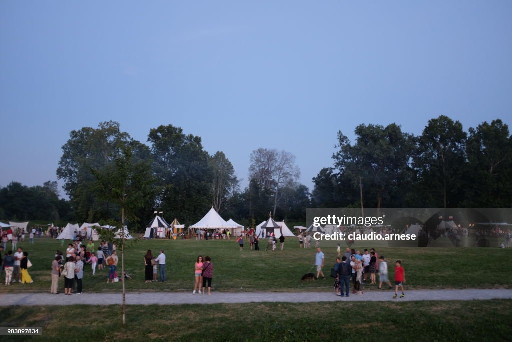 Mittelalterliche Parade in Legnano