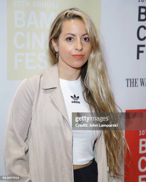 Crystal Moselle attends 2018 BAM Cinema Fest Centerpiece screening of "Leave No Trace" at BAM Harvey Theater on June 25, 2018 in New York City.