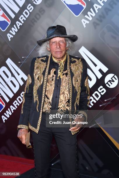 James Goldstein walks the red carpet before the NBA Awards Show on during the 2018 NBA Awards Show on June 25, 2018 at The Barkar Hangar in Santa...