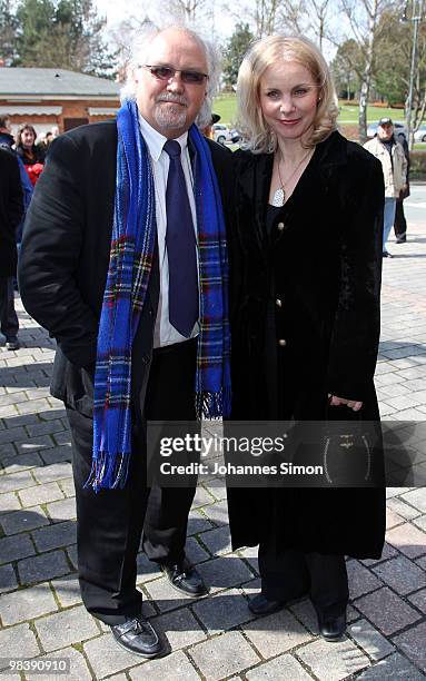 Donald Runnicles , General Music Director of the Deutsche Oper Berlin and Kirstin Harms, theatre manager of the Deutsche Oper Berlin arrives for the...