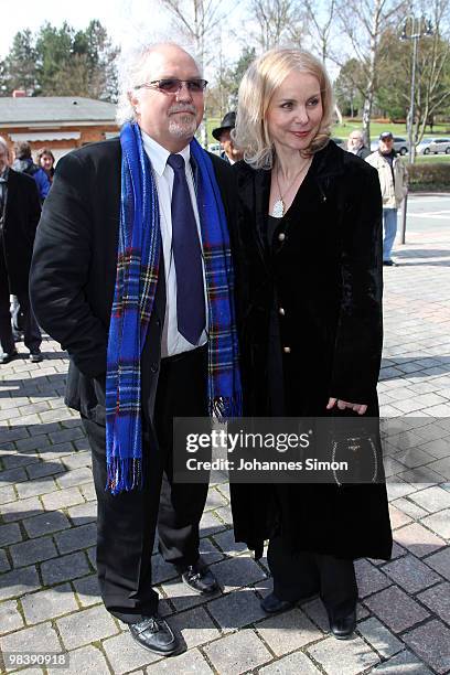 Donald Runnicles , General Music Director of the Deutsche Oper Berlin and Kirstin Harms, theatre manager of the Deutsche Oper Berlin arrives for the...