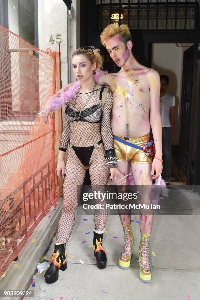 Adrianna and Jack at the 2018 New York City Pride March on June 24, 2018 in New York City.