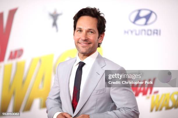 Paul Rudd attends the premiere of Disney And Marvel's "Ant-Man And The Wasp" on June 25, 2018 in Los Angeles, California.