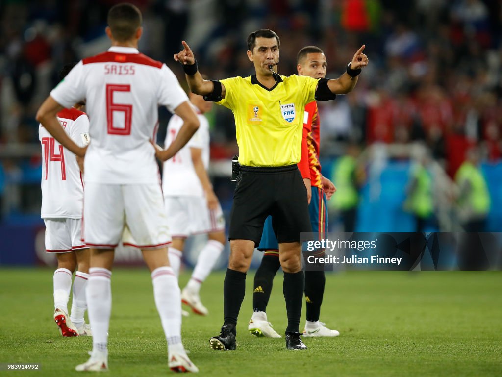 Spain v Morocco: Group B - 2018 FIFA World Cup Russia