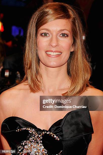 Actress Lisa Martinek attends the 'Shine A Light' Premiere as part of the 58th Berlinale Film Festival at the Berlinale Palast on February 7, 2008 in...