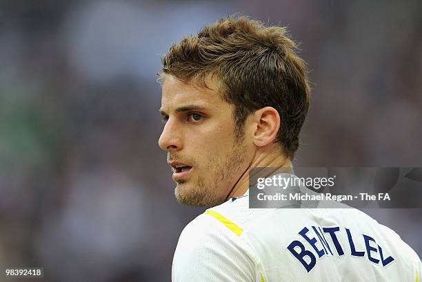 David Bentley of Tottenham Hotspur looks on during the FA Cup sponsored by E.ON Semi Final match between Tottenham Hotspur and Portsmouth at Wembley...