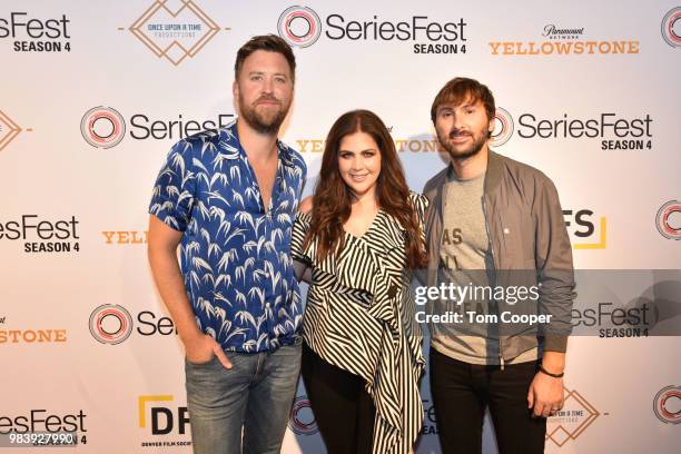 Charles Kelley, Hillary Scott and Dave Haywood of Lady Antebellum attend SeriesFest Centerpiece event, featuring Lady Antebellum’s Red Rocks...