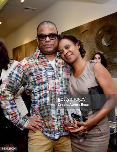 George Wayne and Yvonna Russell Attend the Resident Celebrates Jean Shafiroff, June 2018 Cover Star on June 25, 2018 in New York City.