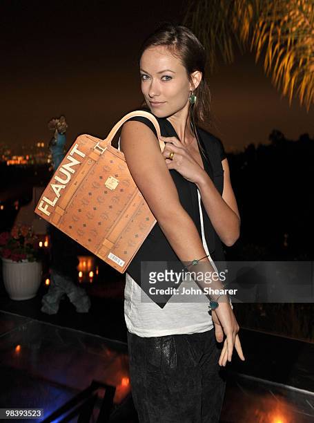 Actress Olivia Wilde attends "MCM Gets Carried Away in LA" held at a private residence on April 9, 2010 in Los Angeles, California.