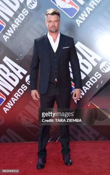 Actor Josh Duhamel attends the 2018 NBA Awards at Barkar Hangar on June 25, 2018 in Santa Monica, California.