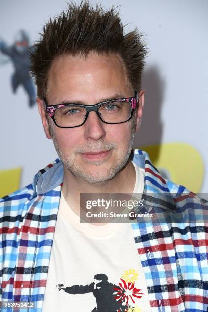 James Gunn arrives at the Premiere Of Disney And Marvel's "Ant-Man And The Wasp" on June 25, 2018 in Hollywood, California.