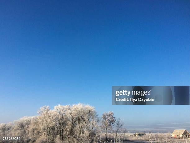 winter skyline - russia skyline stock pictures, royalty-free photos & images