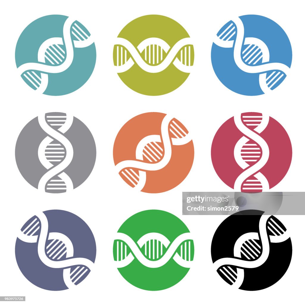 DNA símbolo ícone do design