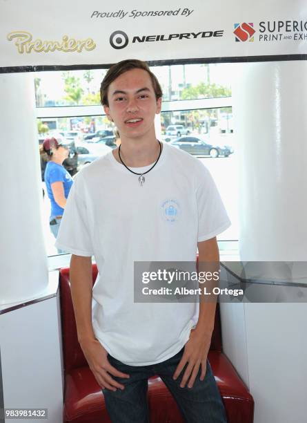 Actor/host Hayden Byerly attends the 1st Annual Celebrity Scavenger Hunt To Benefit Hayden's Hope Totes held at Ruby's Diner on June 25, 2018 in...