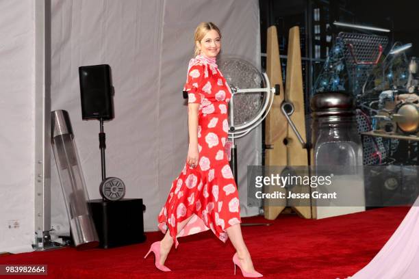 Actor Judy Greer attends the Los Angeles Global Premiere for Marvel Studios' "Ant-Man And The Wasp" at the El Capitan Theatre on June 25, 2018 in...