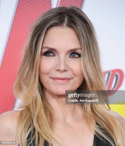 Michelle Pfeiffer attends the premiere of Disney And Marvel's "Ant-Man And The Wasp" at the El Capitan Theater on June 25, 2018 in Hollywood,...