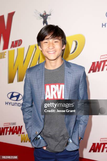 Forrest Wheeler attends the Los Angeles Global Premiere for Marvel Studios' "Ant-Man And The Wasp" at the El Capitan Theatre on June 25, 2018 in...
