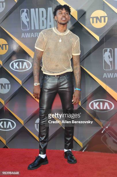 Nick Young attends the 2018 NBA Awards Show at Barker Hangar on June 25, 2018 in Santa Monica, California.