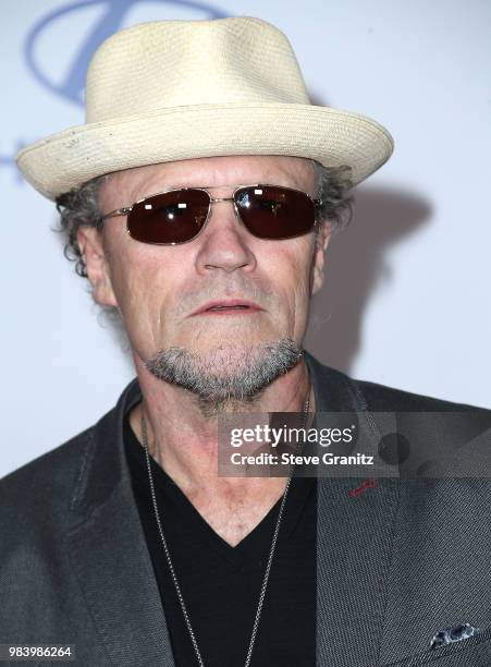 Michael Rooker arrives at the Premiere Of Disney And Marvel's "Ant-Man And The Wasp" on June 25, 2018 in Hollywood, California.