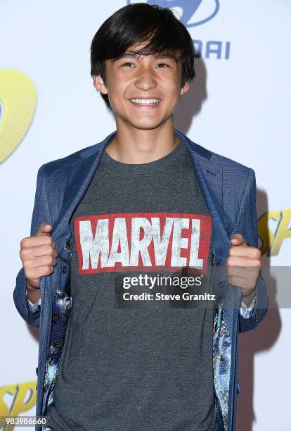 Forrest Wheeler arrives at the Premiere Of Disney And Marvel's "Ant-Man And The Wasp" on June 25, 2018 in Hollywood, California.