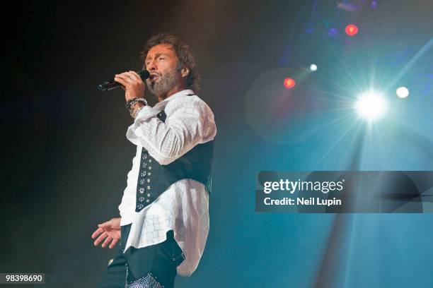 Paul Rodgers of Bad Company performs on stage at Wembley Arena on April 11, 2010 in London, England.