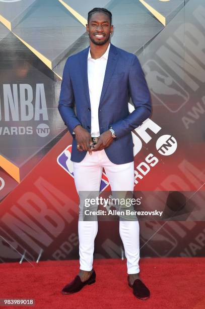 Brandon Paul attends the 2018 NBA Awards Show at Barker Hangar on June 25, 2018 in Santa Monica, California.